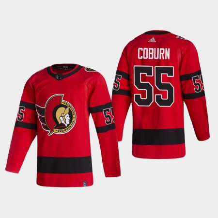 Camisola Ottawa Senators Braydon Coburn 55 2020-21 Reverse Retro Authentic - Homem